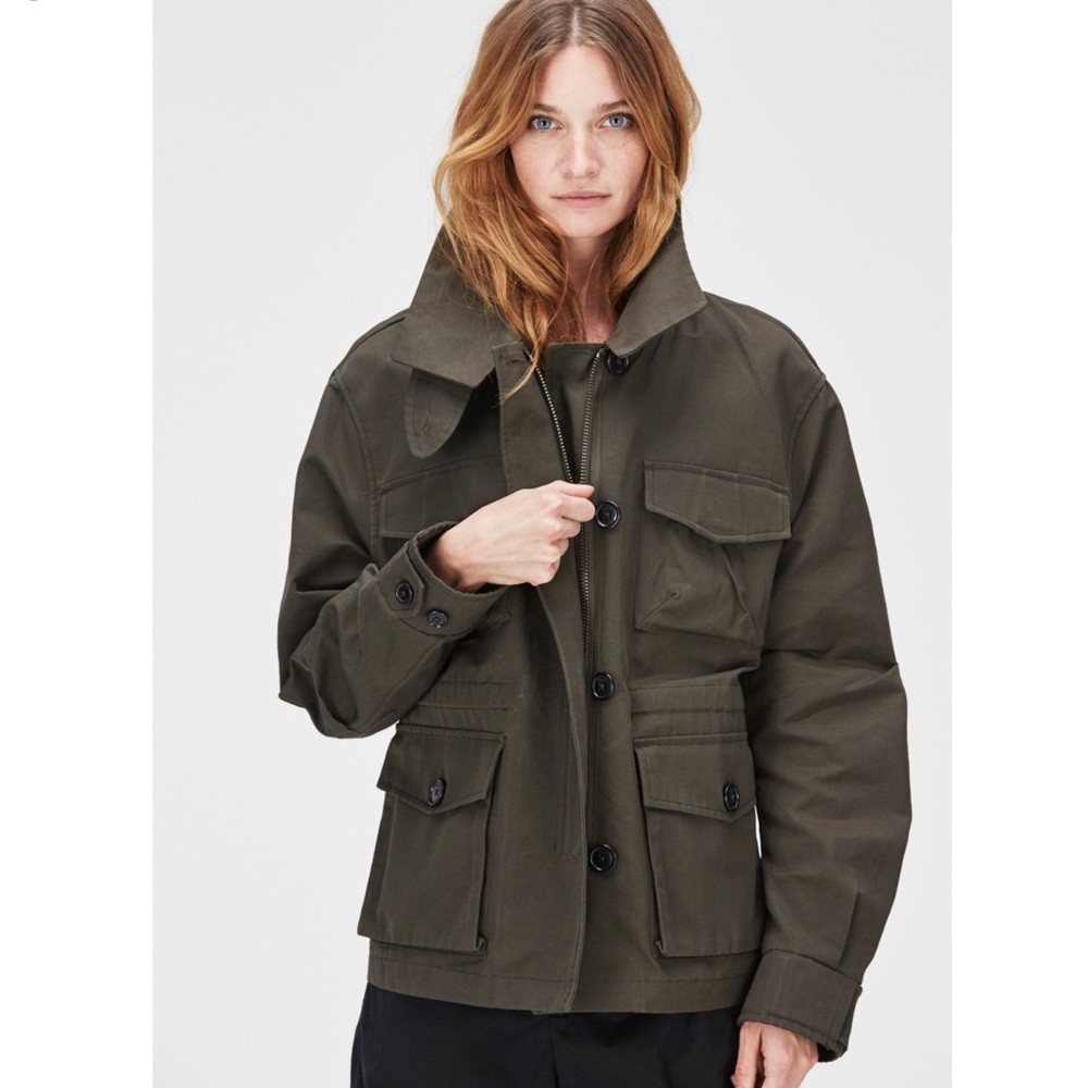 NWOT Hope STHLM Command Military Jacket - Green